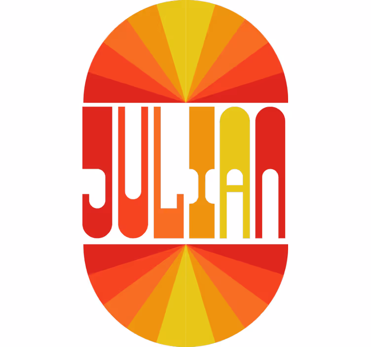 Rullegardin teenager vintage solnedgang - TenStickers