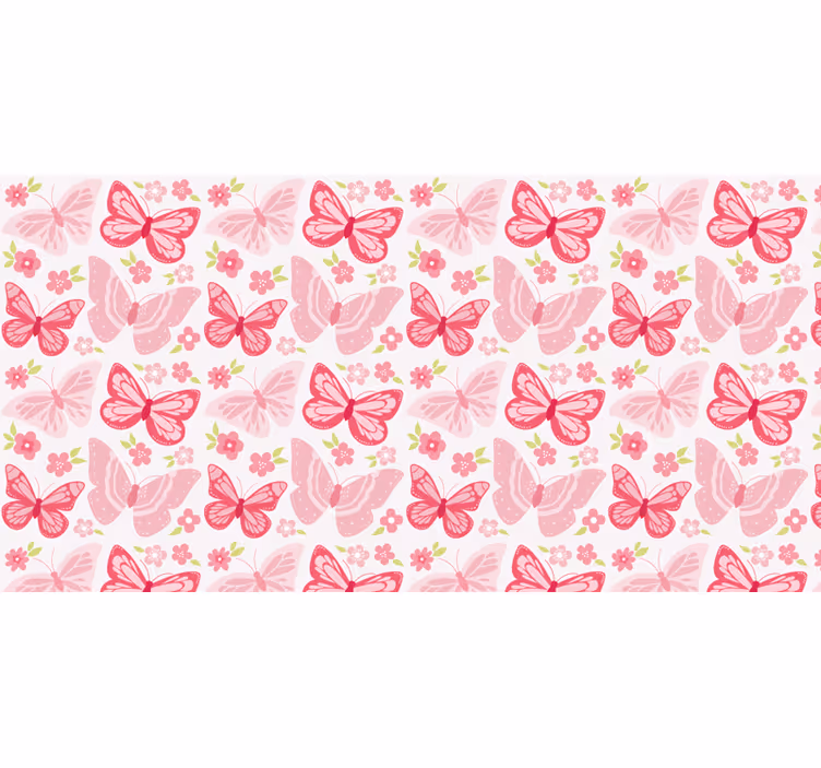 Rullegardin teenager med sommerfugletegninger - TenStickers