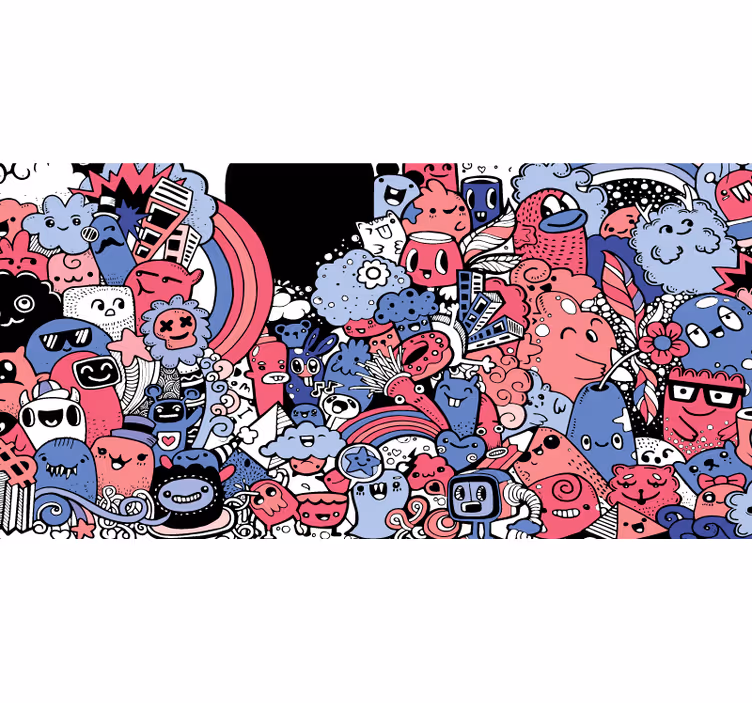 Nørdede rullegardiner fantasia - TenStickers