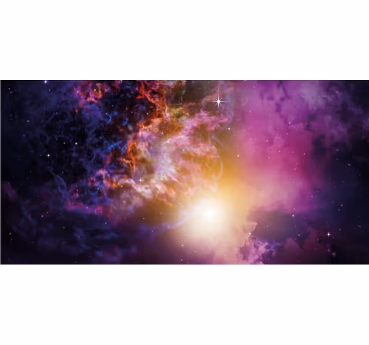 Nørdede rullegardiner nebulosa - TenStickers
