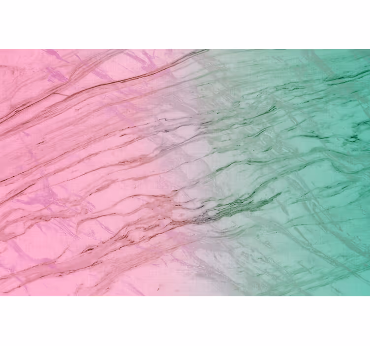 Rullegardin mønster i pink og grøn pastel - TenStickers
