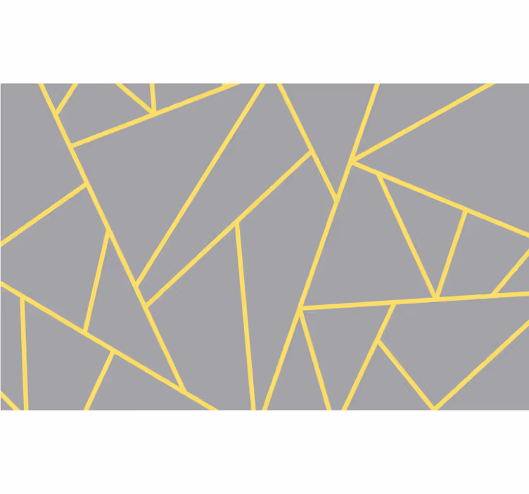 Grå rullegardin pantone trekanter to - TenStickers