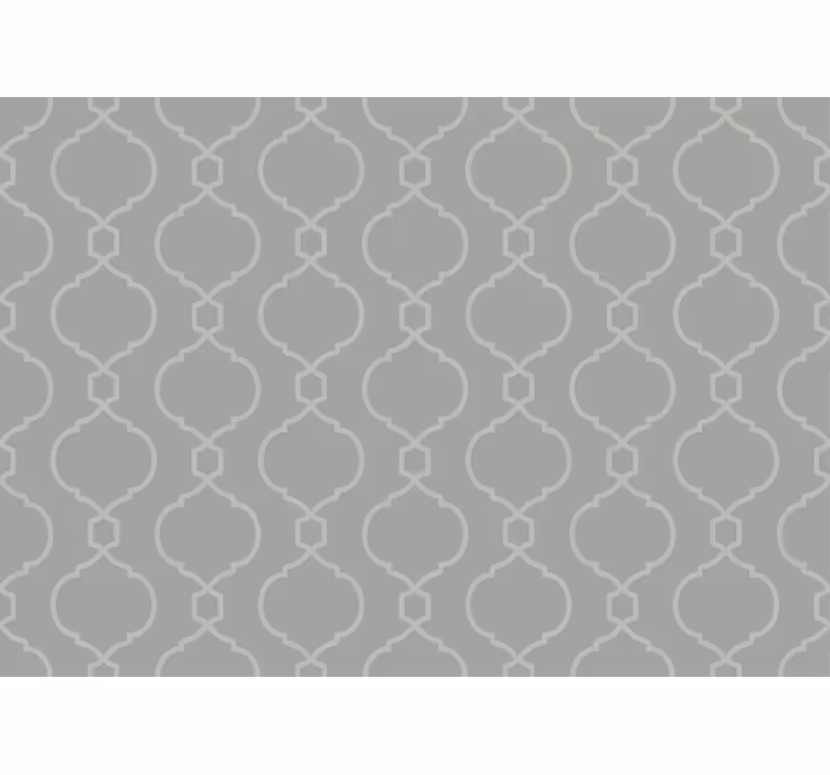 Grå rullegardin med geometrisk hamptons mønster - TenStickers