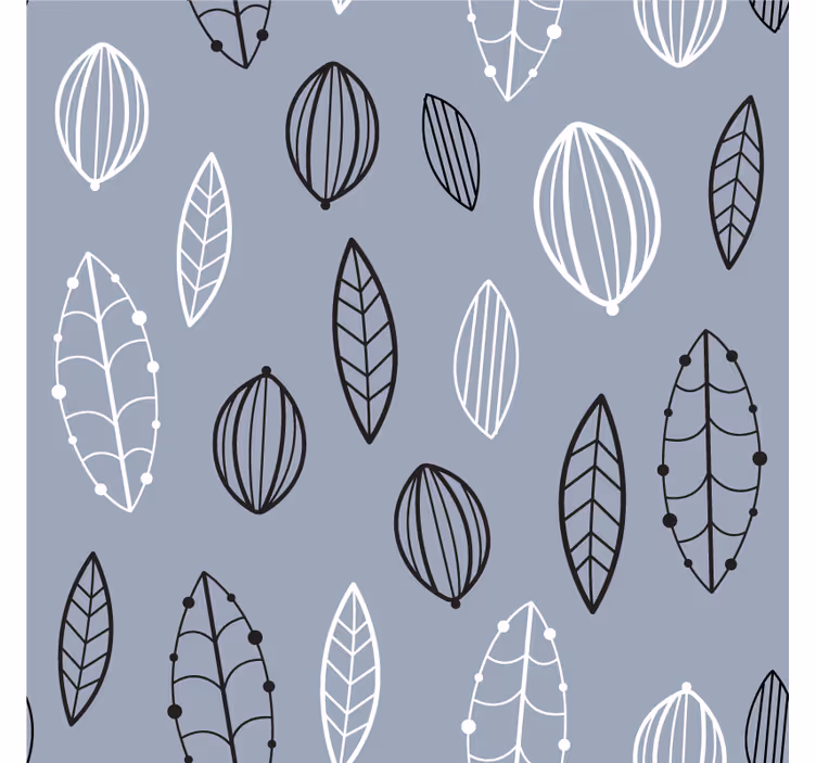 Rullegardin til badeværelse nordisk blomsterdesign - TenStickers