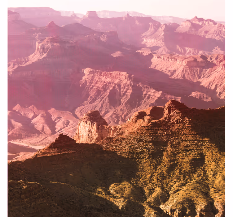 Kontor rullegardin i grand canyon æstetiske farver - TenStickers