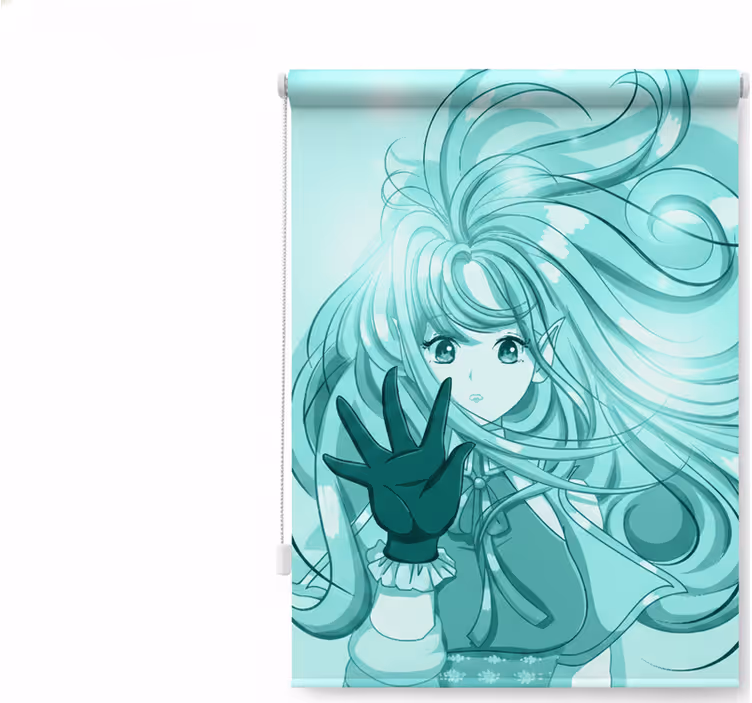 Rullegardin teenager anime pige - TenStickers