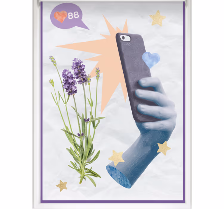 Rullegardin teenager digital liv - TenStickers