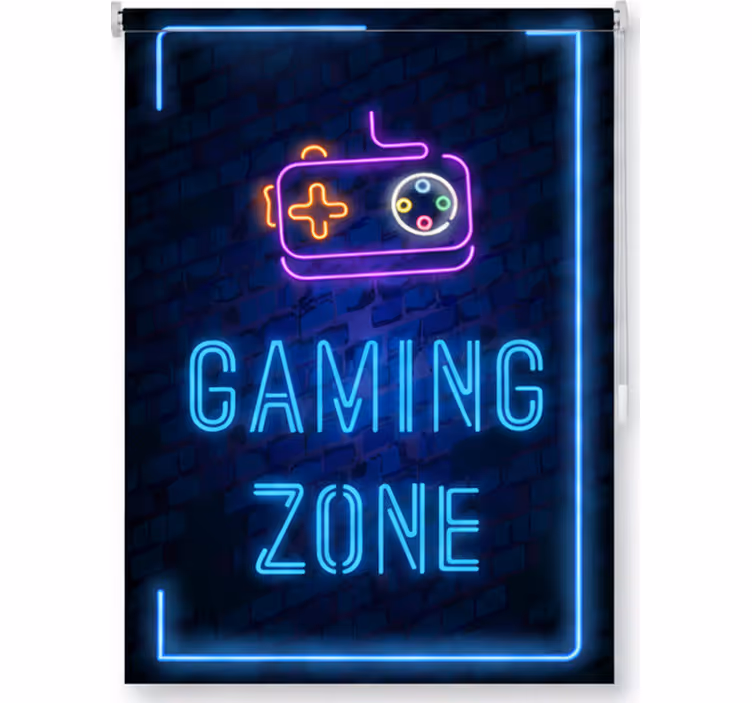 Rullegardin teenager gaming zone - TenStickers