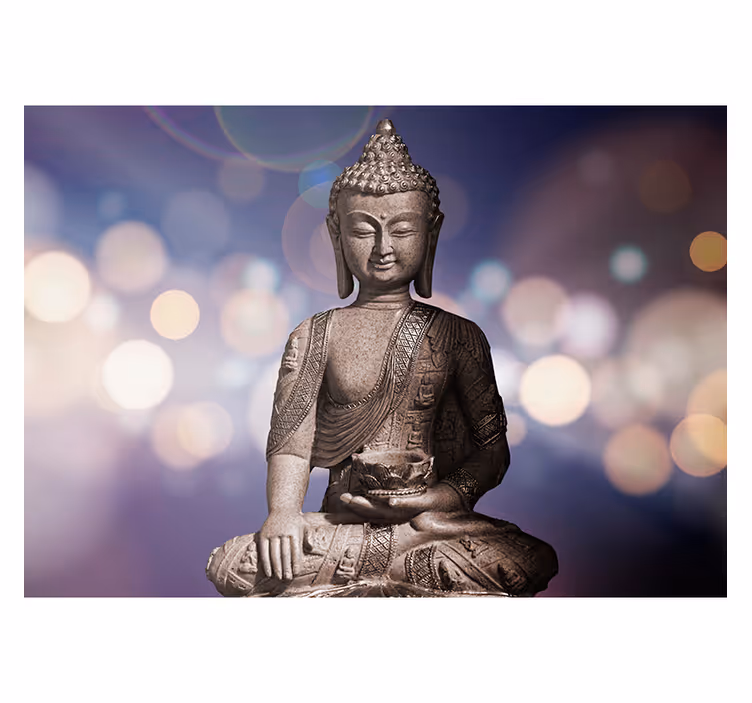Zen rullegardiner amethyst buddha - TenStickers