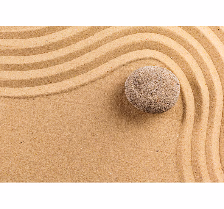 Zen rullegardiner med tekstureret zen kugle - TenStickers