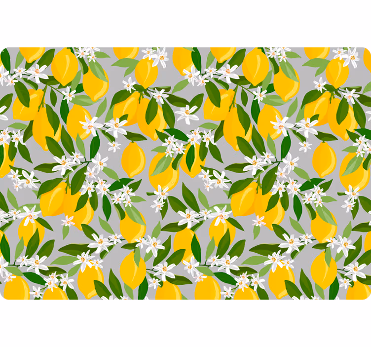 Orange rullegardiner lemon tree bÆrbar - TenStickers