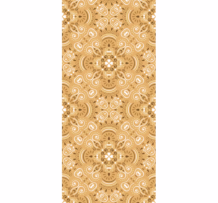 Rullegardin teenager vintage beige ornamental mønster - TenStickers