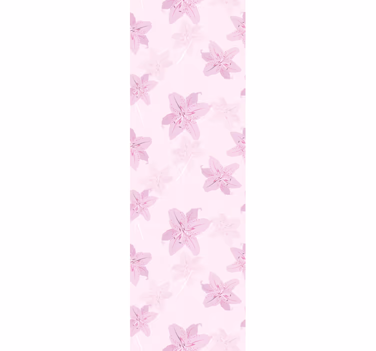 Rullegardin teenager smukt feminint blomsterdesign - TenStickers