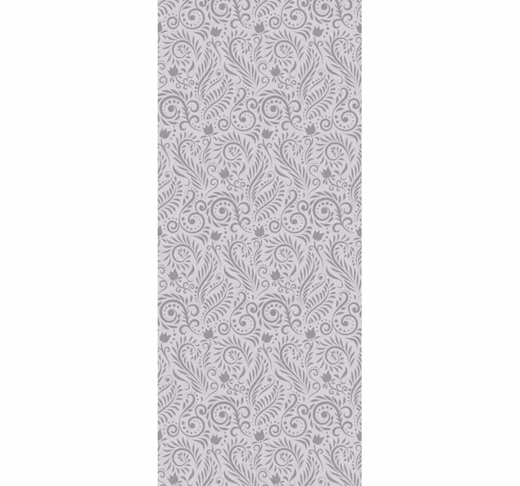 Klassiske rullegardiner med vintage blomsterdesign - TenStickers