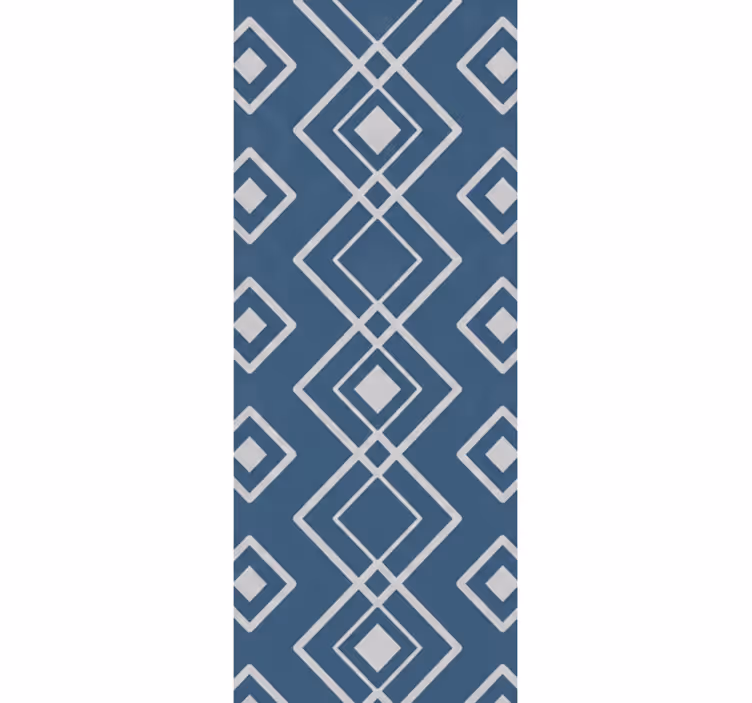 Gang rullegardiner superfresco easy navy geometric - TenStickers