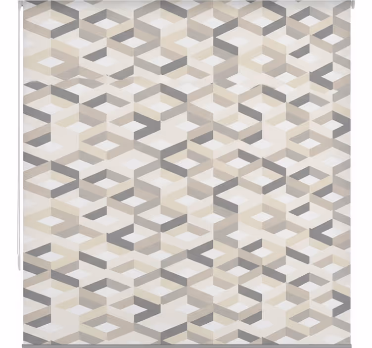 Rullegardin til badeværelse minimalistisk geometrisk - TenStickers