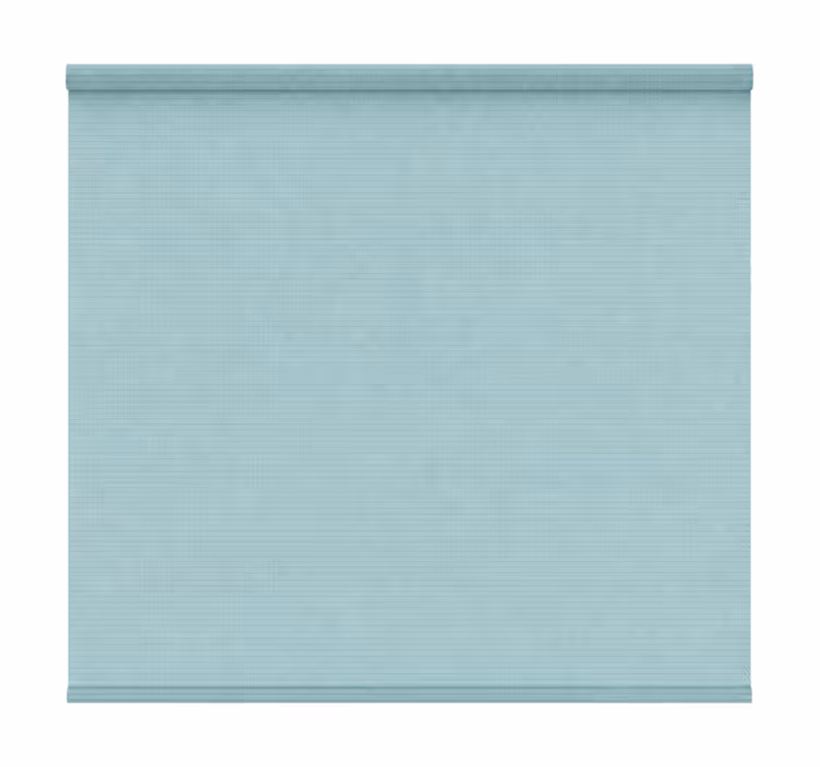 Blå rullegardin i translucent stof - TenStickers