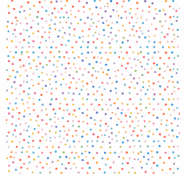 Rullegardin til badeværelse 300 farverige prikker - TenStickers