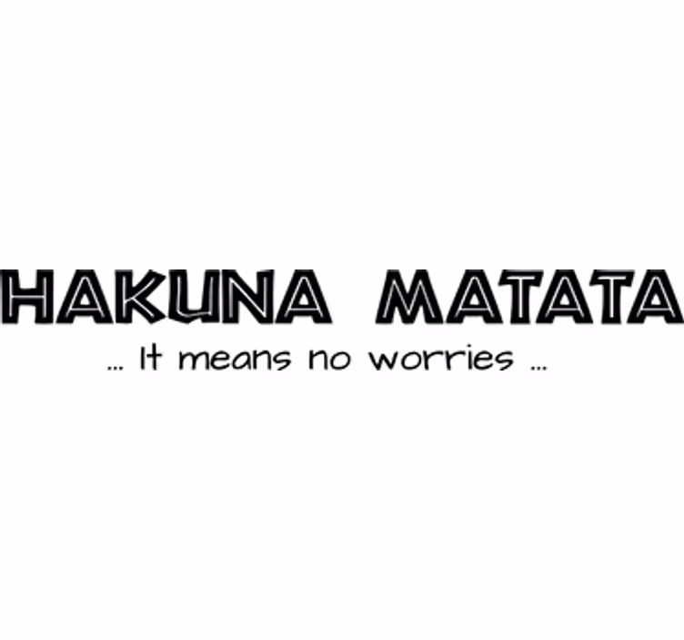 Rullegardiner med serier hakuna matata børnevenlig - TenStickers