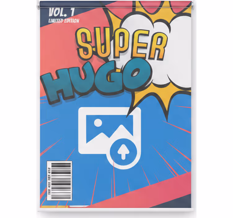 Superhelte rullegardiner med tilpasset tegneserie - TenStickers
