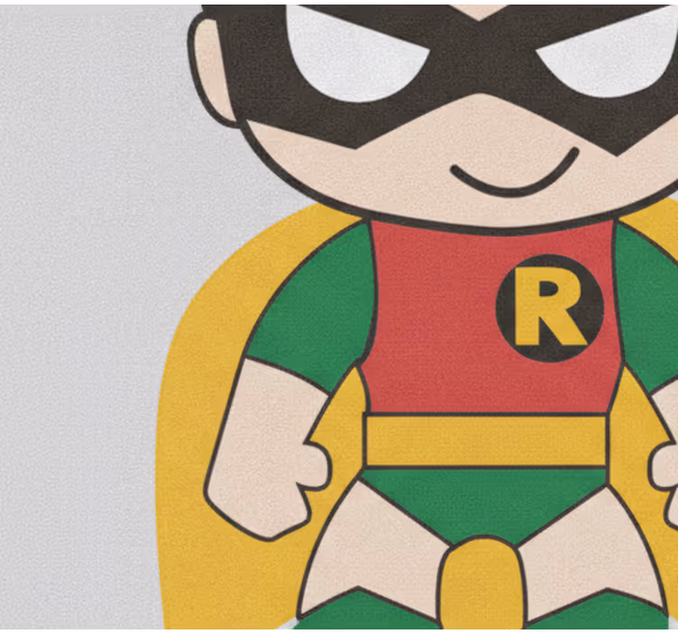 Superhelte rullegardiner robin på vagt - TenStickers