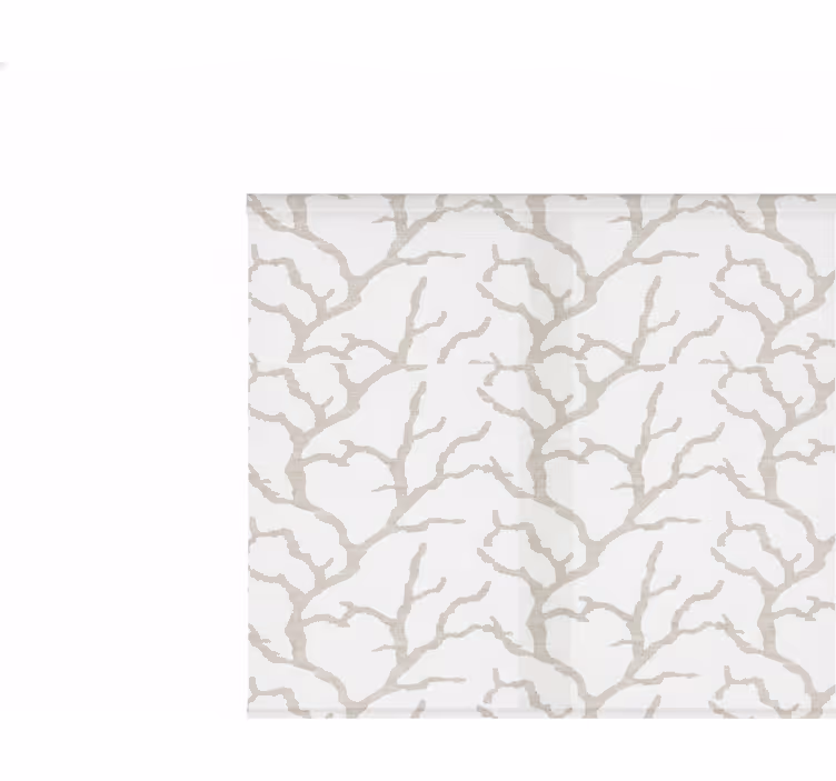 Rullegardin til altan elegant beige motiv - TenStickers