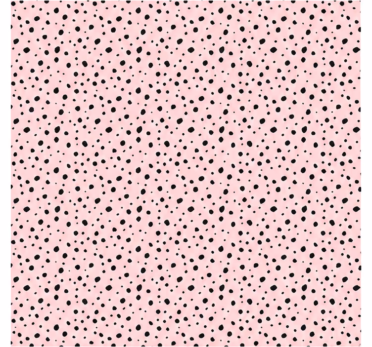Lyserøde rullegardiner med dalmatinerprikker blush - TenStickers
