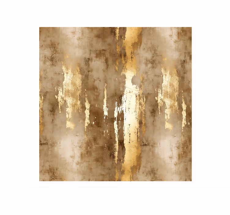 Brun rullegardin marmor guld grafik - TenStickers