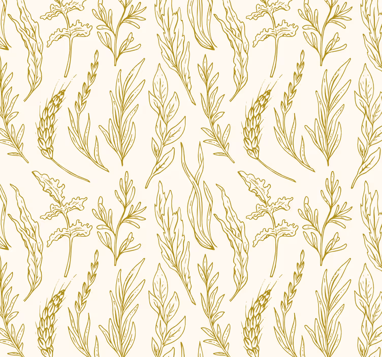 Gylden hvede elegant Rullegardin - TenStickers