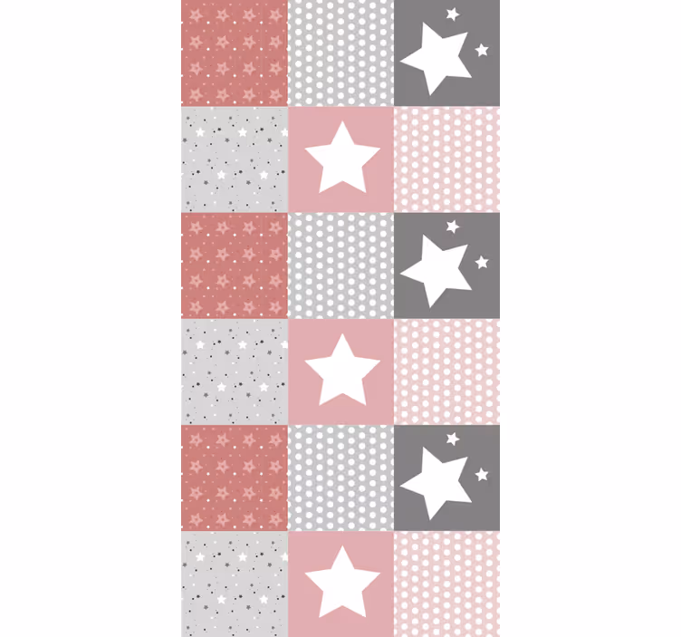 Starter mønster nordisk rullgardin - TenStickers