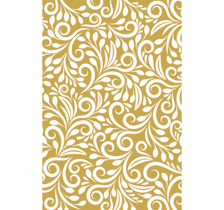 Udsmykket hvirvelmønster elegante rullegardiner - TenStickers
