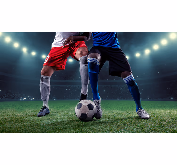Bold i stadion fodbold rullgardin - TenStickers