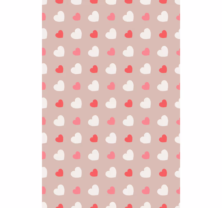 Beige mønster romantiske rullegardiner - TenStickers