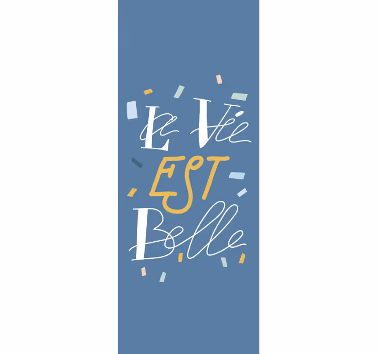 Elegant tekst soveværelse rullgardin - TenStickers