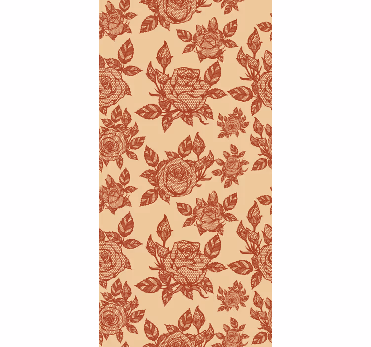 Rose blonder design stue rullgardin - TenStickers