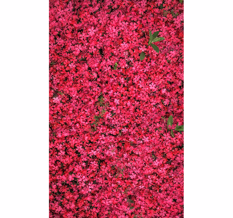 Pulserende overflod Blomster og planter på rullegardin - TenStickers