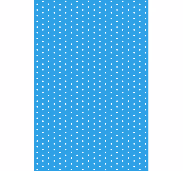 Polkaprikkede tema blå rullegardin - TenStickers