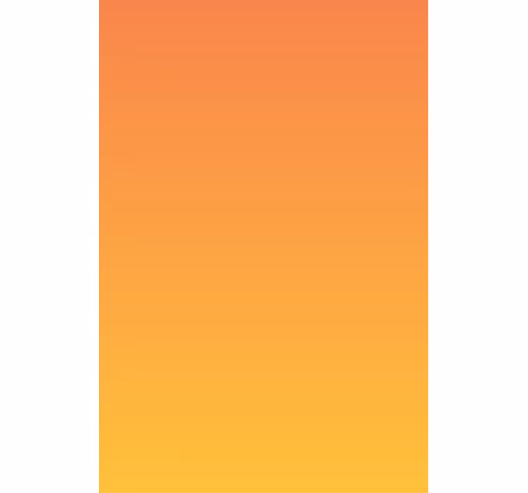 Gradient orange nuancer mørkleggende rullegardin - TenStickers