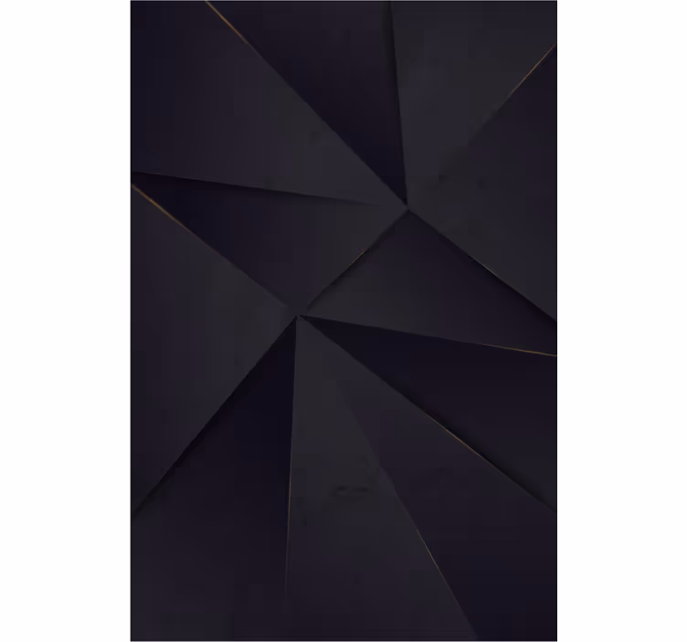 Geometriske sorte motiver rullegardin mønster - TenStickers