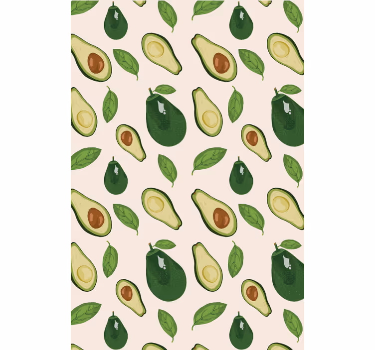 Avocadoer glæder frugt og grøntsager rullgardin - TenStickers