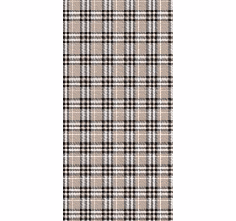 Rullegardin mønster klassisk ternet design - TenStickers