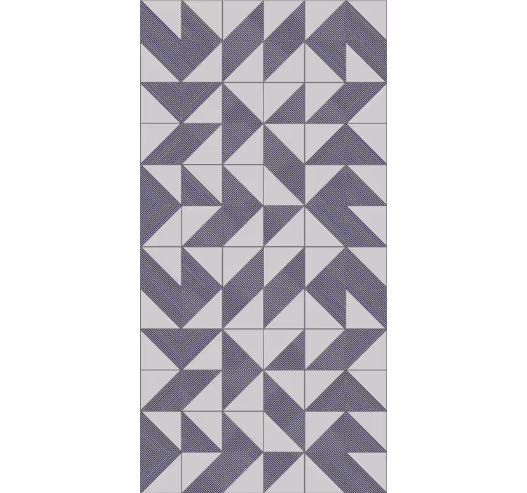 Geometrisk mønstret harmoni moderne rullegardiner - TenStickers
