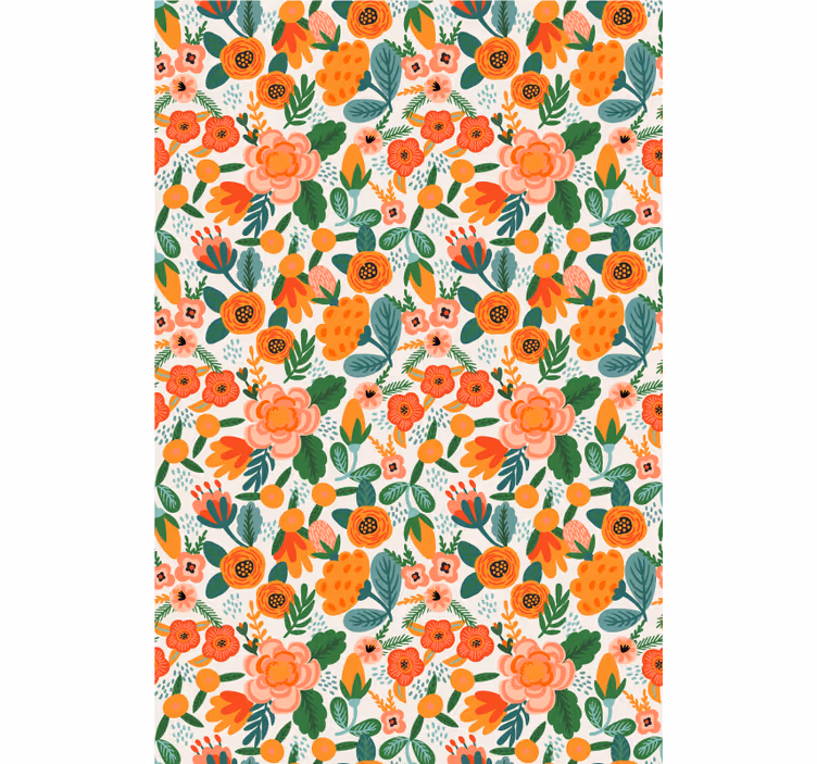 Blomster og planter på rullegardin blomsterarrangementer - TenStickers