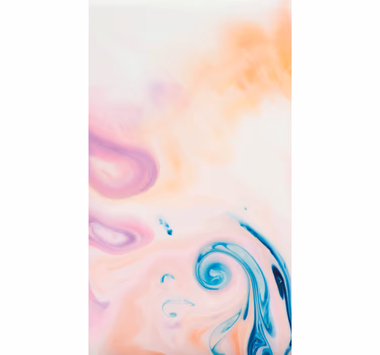 Pastelfarver marmor effekt rullegardin maleri - TenStickers