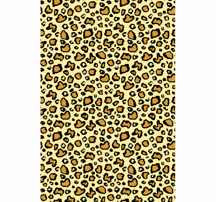 Leopardplet-tema dyr rullegardin - TenStickers