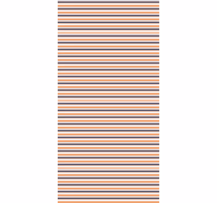 Vandret retro stribet pastel moderne rullgardin - TenStickers