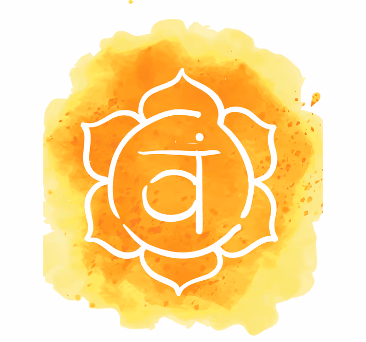 Smukke sakrale chakra symbol zen rullgardin - TenStickers