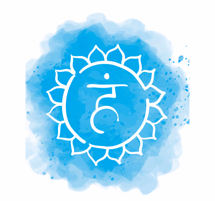 Chakra symbol design zen rullegardiner - TenStickers