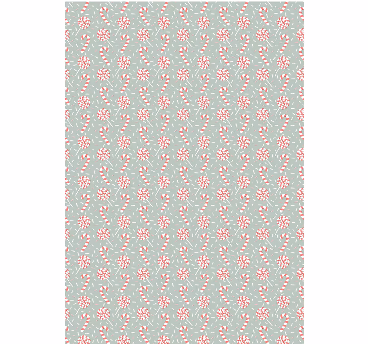 Blomstermønstret design Blomster og planter på rullegardin - TenStickers
