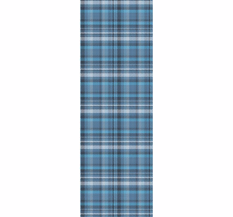 Plaid mønstret design rullegardin mønster - TenStickers
